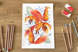 Mélanger des couleurs avec des crayons de couleur
